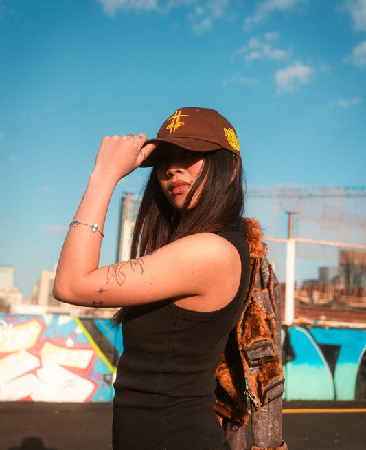 Lone Brown X Yellow Hat