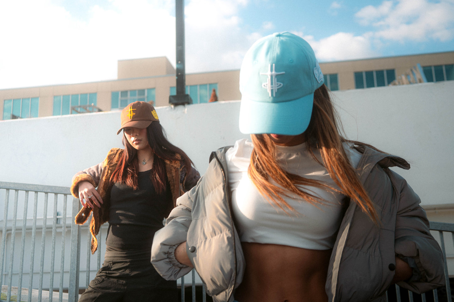 Lone Blue X White Hat