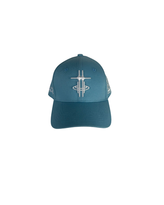 Lone Blue X White Hat